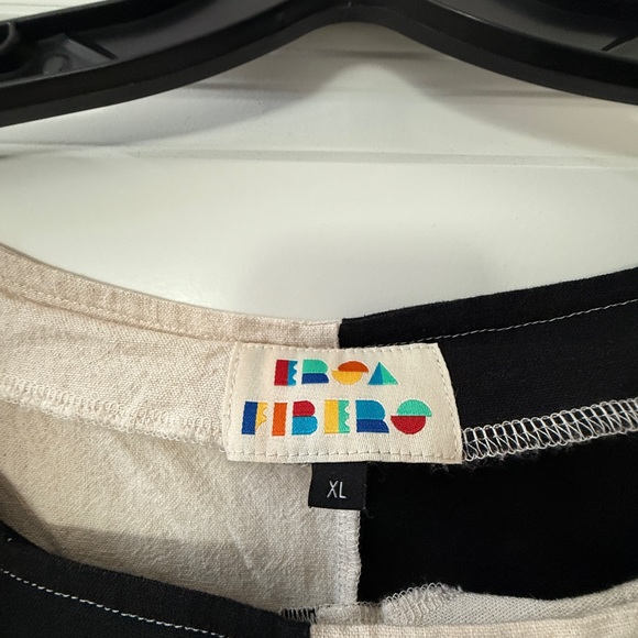 Ersa Fibers Billie black & white midi dress - XL - Picture 4 of 4